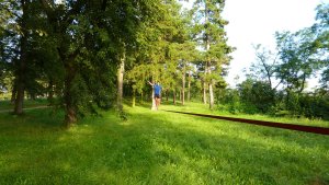 2010-08-25 - Třebíč - Hrádek - Slackline