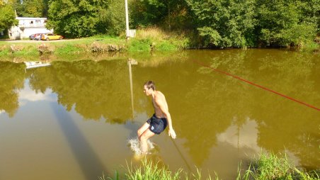 2011-09-03 - Třebíč - Poušov - Jihlava - Slackline