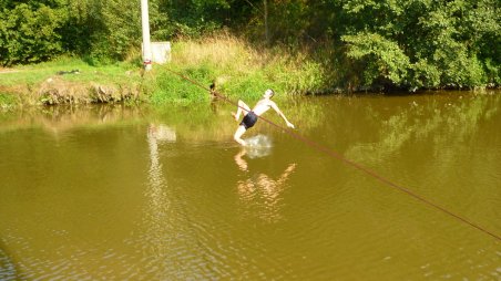 2011-09-03 - Třebíč - Poušov - Jihlava - Slackline