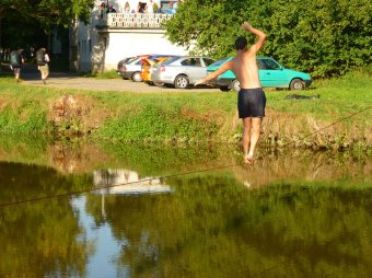 2011-09-03 - Třebíč - Poušov - Jihlava - Slackline