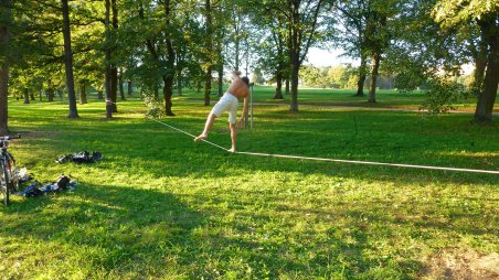 2011-10-02 - Třebíč - Hrádek - Slackline