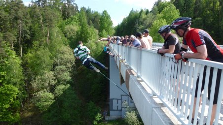 2012-05-08 - Dalešická přehrada - Stropešínský most - Kienova houpačka