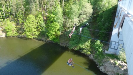 2012-05-08 - Dalešická přehrada - Stropešínský most - Kienova houpačka