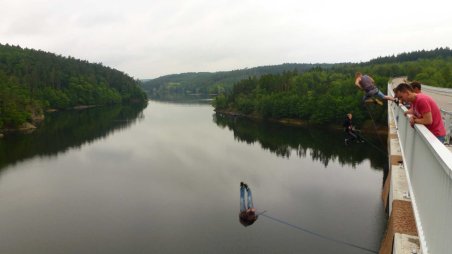 2012-06-10 - Dalešická přehrada - Stropešínský most - Kienova houpačka