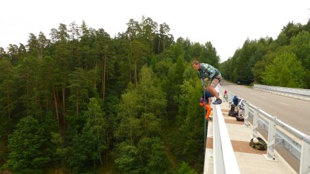 2012-07-14 - Dalešická přehrada - Stropešínský most - Kienova houpačka