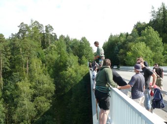 2012-07-22 - Dalešická přehrada - Stropešínský most - Kienova houpačka