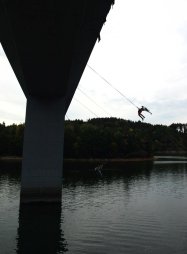 2012-08-26 - Dalešická přehrada - Stropešínský most - Kienova houpačka