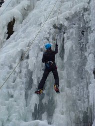 2013-02-10 - Vír - Ledová stěna Vír - Ledové lezení