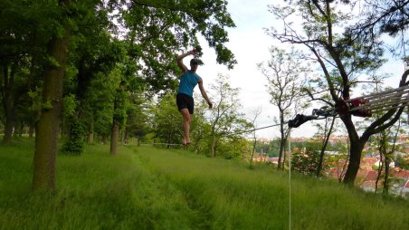 2013-06-06 - Třebíč - Hrádek - Slackline