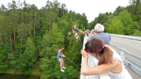 2013-06-16 - Dalešická přehrada - Stropešínský most - Kienova houpačka