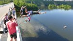 ZOBRAZIT fotky proběhlé akce:
2013-06-16 - Dalešická přehrada - Stropešínský most - Kienova houpačka
