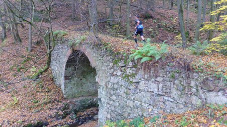 Běh 35 km: Přírodní rezervace Údolí Oslavy a Chvojnice
