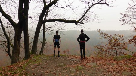 Běh 35 km: Přírodní rezervace Údolí Oslavy a Chvojnice