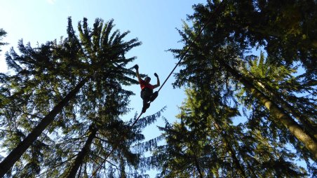 2014-05-08 - Třebíč - Skály u Boroviny - Slackline