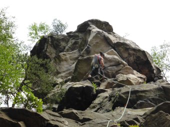 2014-06-16 - Žďárské vrchy - Čtyři palice - Paličatá - Lezení