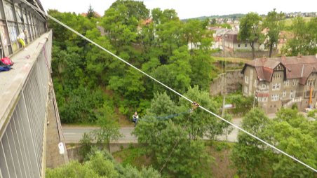 2014-07-10 - Třebíč - Borovinský most - Rope Jumping