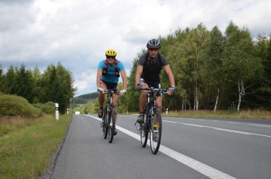 Přejezd České republiky na horských kolech