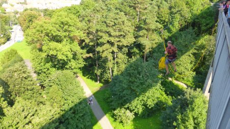 2014-09-07 - Třebíč - Borovinský most - Rope Jumping