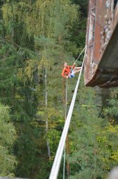 2014-10-11 - Hracholuská přehrada - Pňovanský most - Rope Jumping