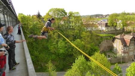 2015-05-10 - Třebíč - Borovinský most - Rope Jumping
