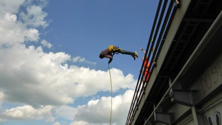 2015-05-10 - Třebíč - Borovinský most - Rope Jumping