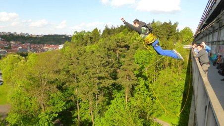 2015-05-10 - Třebíč - Borovinský most - Rope Jumping