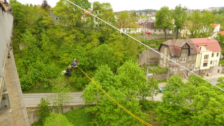 2015-05-17 - Třebíč - Borovinský most - Rope Jumping