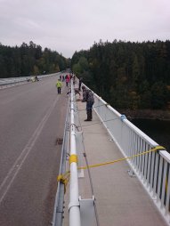 2015-10-10 - Dalešická přehrada - Stropešínský most - Kienova houpačka