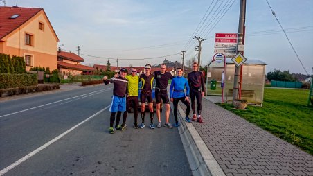 Běh 232 km: Sněžka (Krkonoše) - Třebíč