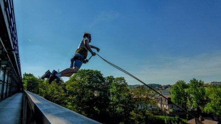 2016-05-22 - Třebíč - Borovinský most - Rope Jumping