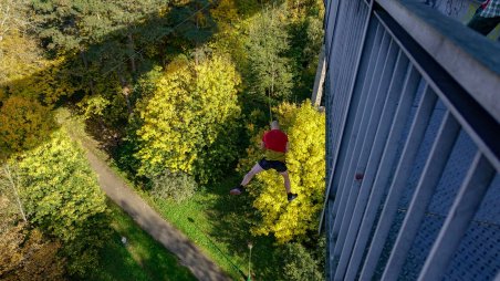 2017-10-17 - Třebíč - Borovinský most - Rope Jumping