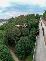 2018-06-17 - Třebíč - Borovinský most - Rope Jumping