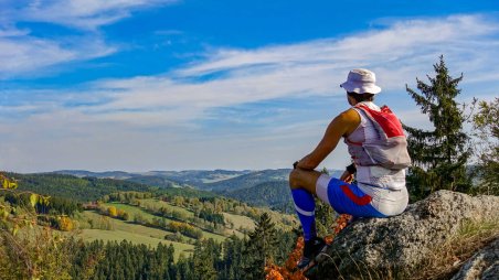 Běh 42 km: Východ Žďárských vrchů