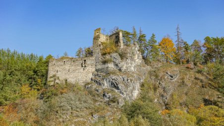 Zřícenina hradu Eibenstein (Ivanov)