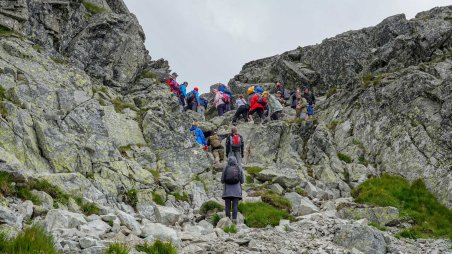 "Špunt" v sedle Bystrá lávka (2300)