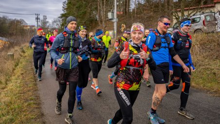 Běh 41 km: Vánoční maraton z Jihlavy do Třebíče 2019