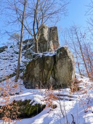 Zřícenina skalního hradu Štarkov (Skály, Stařechovice)