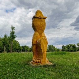 Dřevěná socha u Znojma