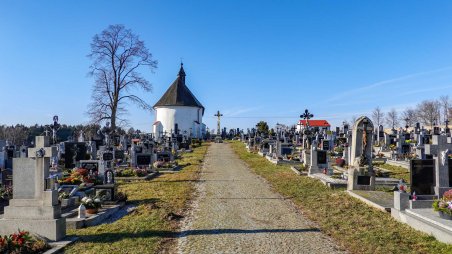 Kostel sv. Ondřeje na hřbitově Strmilov