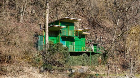 Rekreační chata v údolí řeky Jihlava
