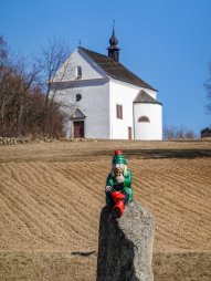 Vodník u rybníčku nedaleko obce Dobrá Voda