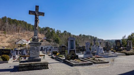 Hřbitov ve městě Drosendorf (Drozdovice)