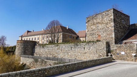 Opevnění u Rohové brány ve městě Drosendorf (Drozdovice)