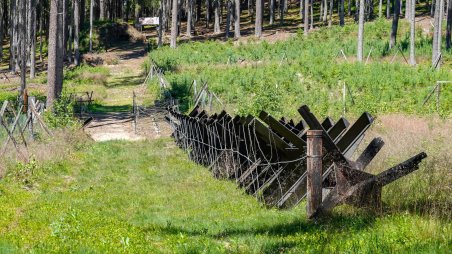 Pohraniční zátarasy v pevnostním areálu Slavonice