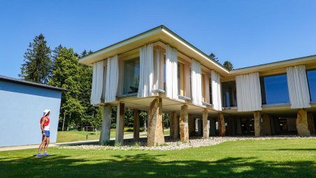 Ájurvédský pavilon v areálu lázeňského rezortu sv. Kateřina