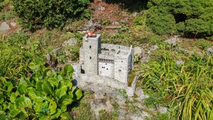 Miniatura hradu Landštejn ve Starém Městě pod Landštejnem