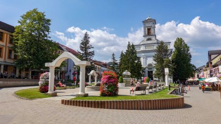 Námestie svätého Egídia ve městě Poprad