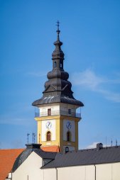 Vyhlídková věž kostela sv. Jiljí v Moravských Budějovicích