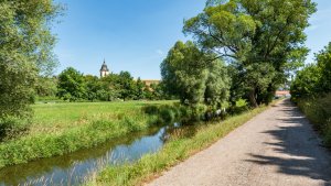 Cesta kolem řeky Jihlava u obce Luka nad Jihlavou