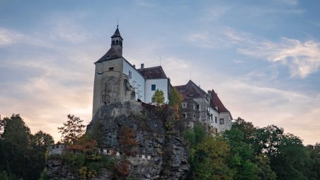 Hrad Raabs an der Thaya (Rakous) ve městě Raabs an der Thaya (Rakousy nad Dyjí)